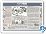 Camp site 25th Michigan Infantry, USA